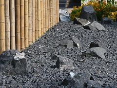 rocaille basalte noir